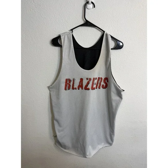 Vintage Champion Black Blazers reversible to white Jersey Size XL 90s Rare - Picture 5 of 9